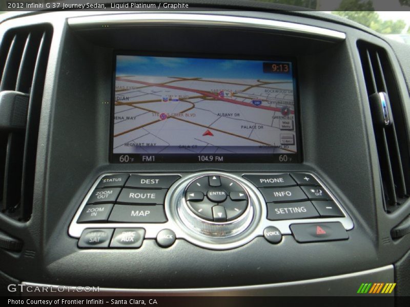 Liquid Platinum / Graphite 2012 Infiniti G 37 Journey Sedan