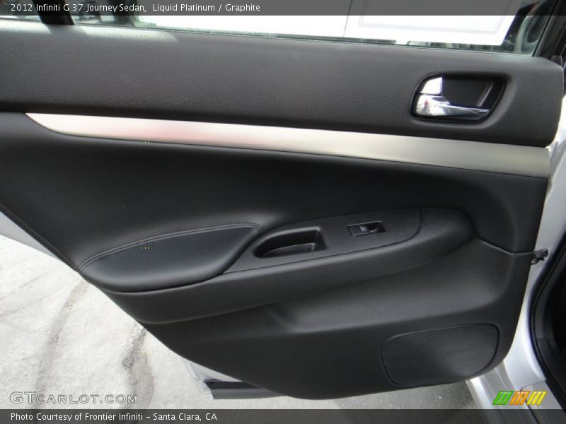 Liquid Platinum / Graphite 2012 Infiniti G 37 Journey Sedan