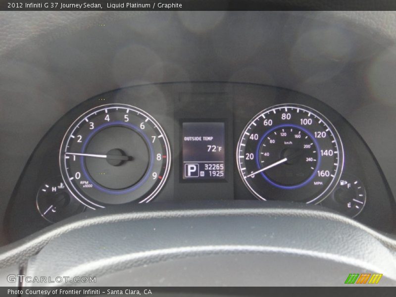 Liquid Platinum / Graphite 2012 Infiniti G 37 Journey Sedan