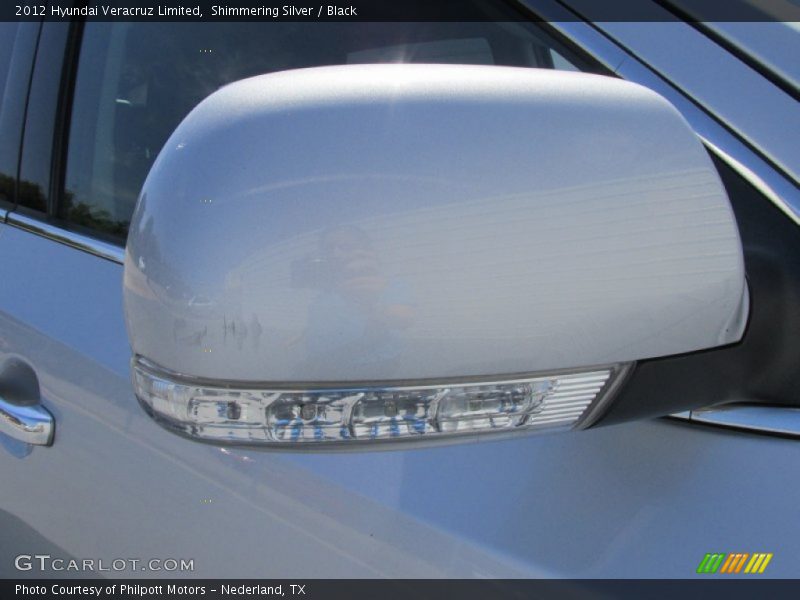 Shimmering Silver / Black 2012 Hyundai Veracruz Limited