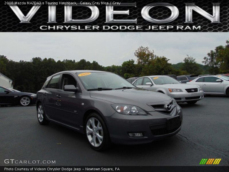 Galaxy Gray Mica / Gray 2008 Mazda MAZDA3 s Touring Hatchback