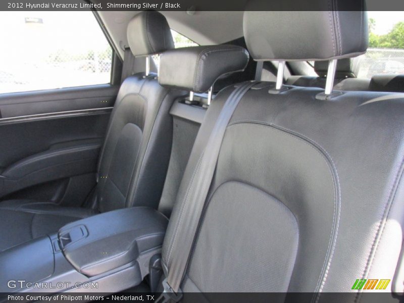 Shimmering Silver / Black 2012 Hyundai Veracruz Limited
