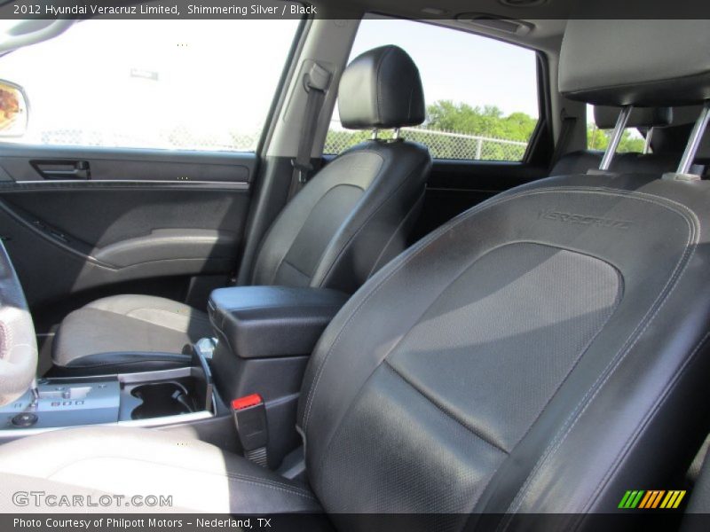 Shimmering Silver / Black 2012 Hyundai Veracruz Limited