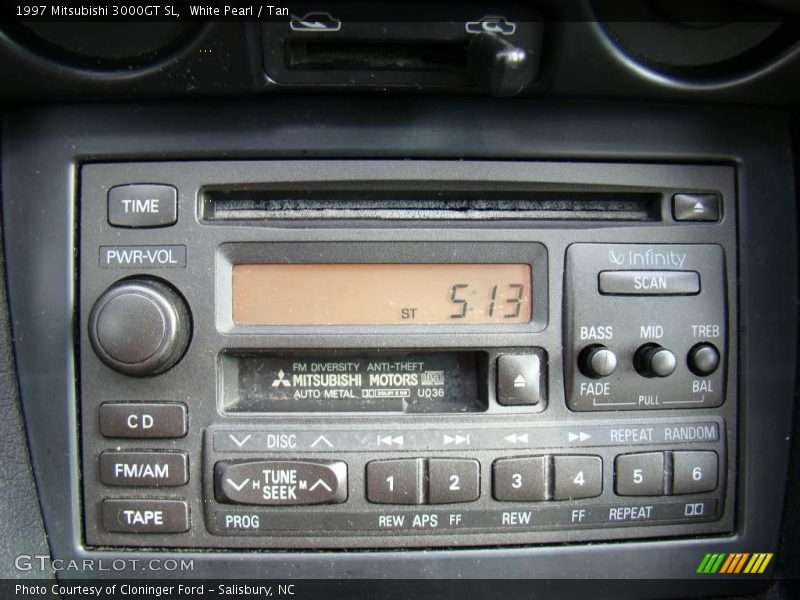 White Pearl / Tan 1997 Mitsubishi 3000GT SL