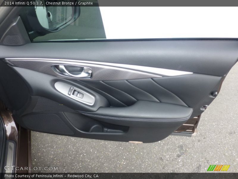 Chestnut Bronze / Graphite 2014 Infiniti Q 50 3.7