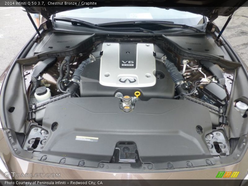 Chestnut Bronze / Graphite 2014 Infiniti Q 50 3.7