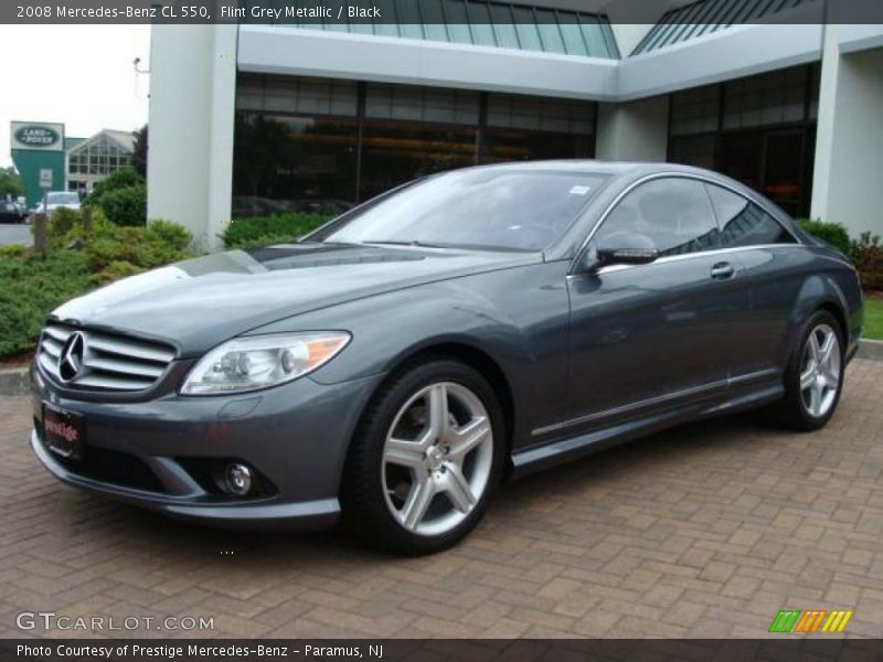 Flint Grey Metallic / Black 2008 Mercedes-Benz CL 550