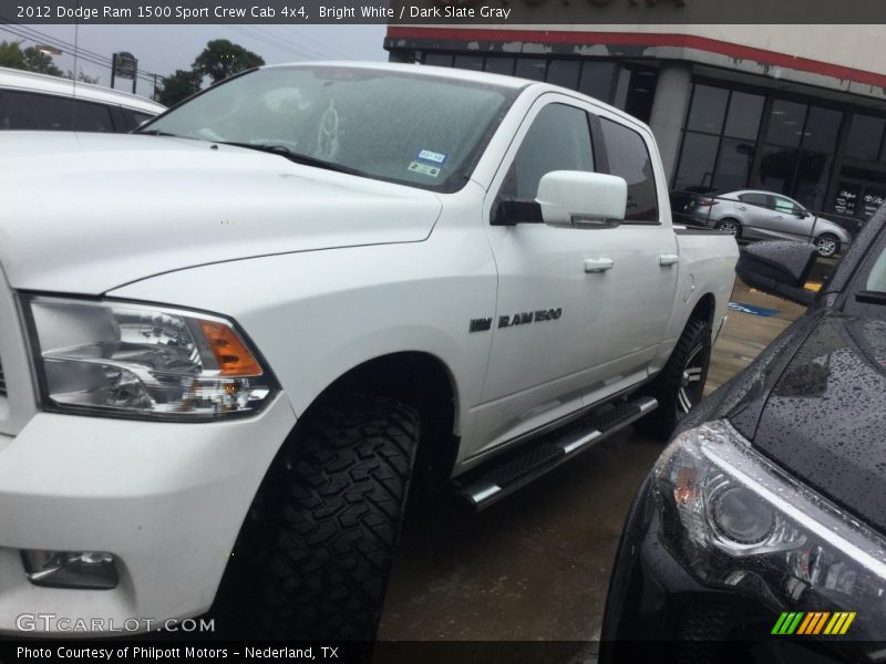 Bright White / Dark Slate Gray 2012 Dodge Ram 1500 Sport Crew Cab 4x4