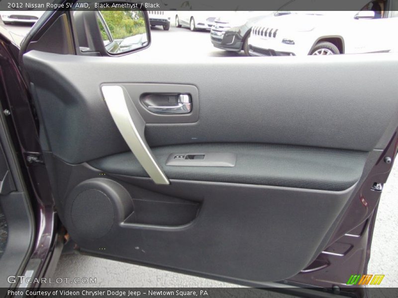 Black Amethyst / Black 2012 Nissan Rogue SV AWD