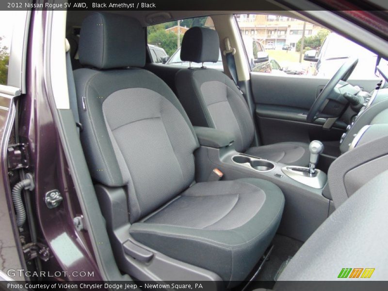Black Amethyst / Black 2012 Nissan Rogue SV AWD