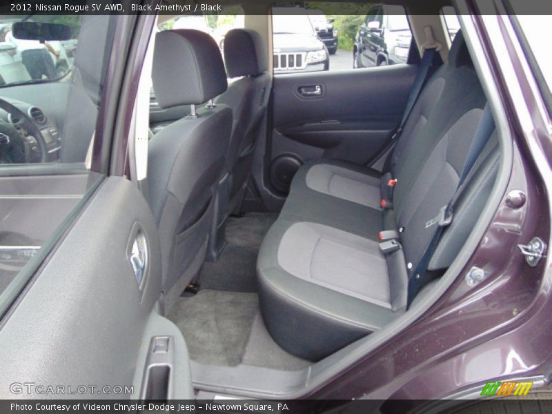 Black Amethyst / Black 2012 Nissan Rogue SV AWD