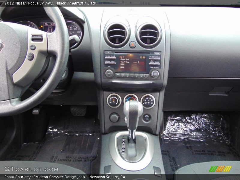 Black Amethyst / Black 2012 Nissan Rogue SV AWD