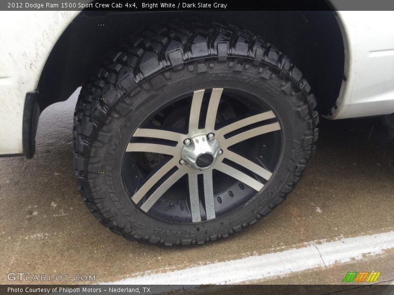 Bright White / Dark Slate Gray 2012 Dodge Ram 1500 Sport Crew Cab 4x4