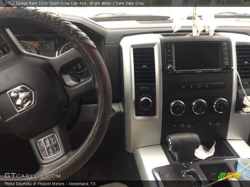 Bright White / Dark Slate Gray 2012 Dodge Ram 1500 Sport Crew Cab 4x4