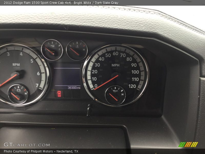 Bright White / Dark Slate Gray 2012 Dodge Ram 1500 Sport Crew Cab 4x4