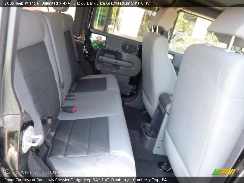 Black / Dark Slate Gray/Medium Slate Gray 2009 Jeep Wrangler Unlimited X 4x4