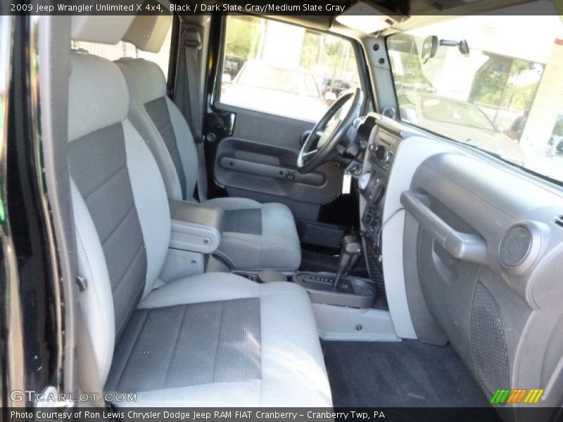 Black / Dark Slate Gray/Medium Slate Gray 2009 Jeep Wrangler Unlimited X 4x4