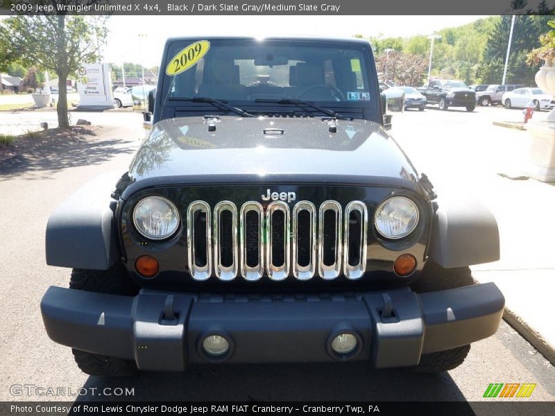 Black / Dark Slate Gray/Medium Slate Gray 2009 Jeep Wrangler Unlimited X 4x4