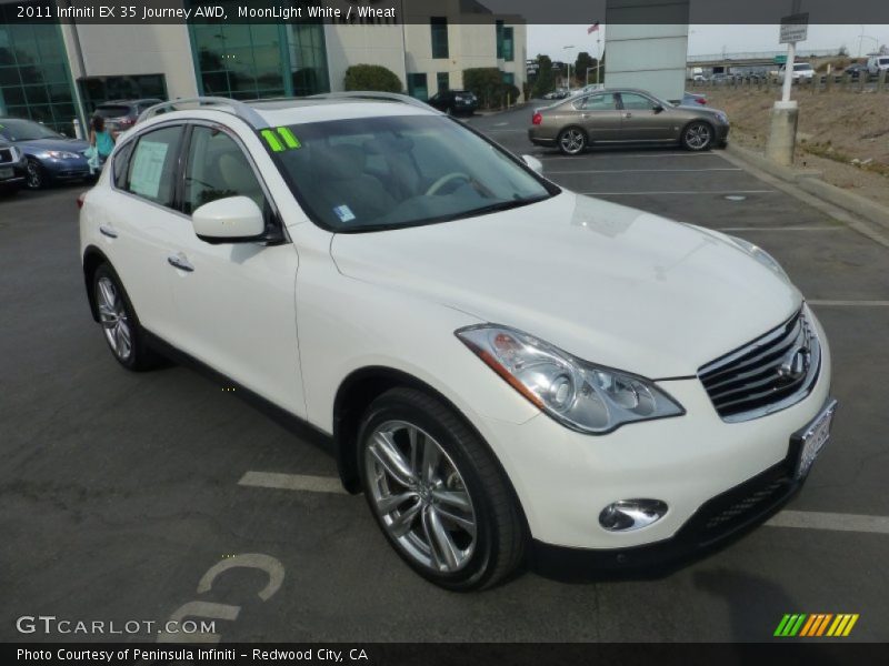 MoonLight White / Wheat 2011 Infiniti EX 35 Journey AWD