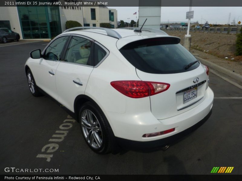 MoonLight White / Wheat 2011 Infiniti EX 35 Journey AWD