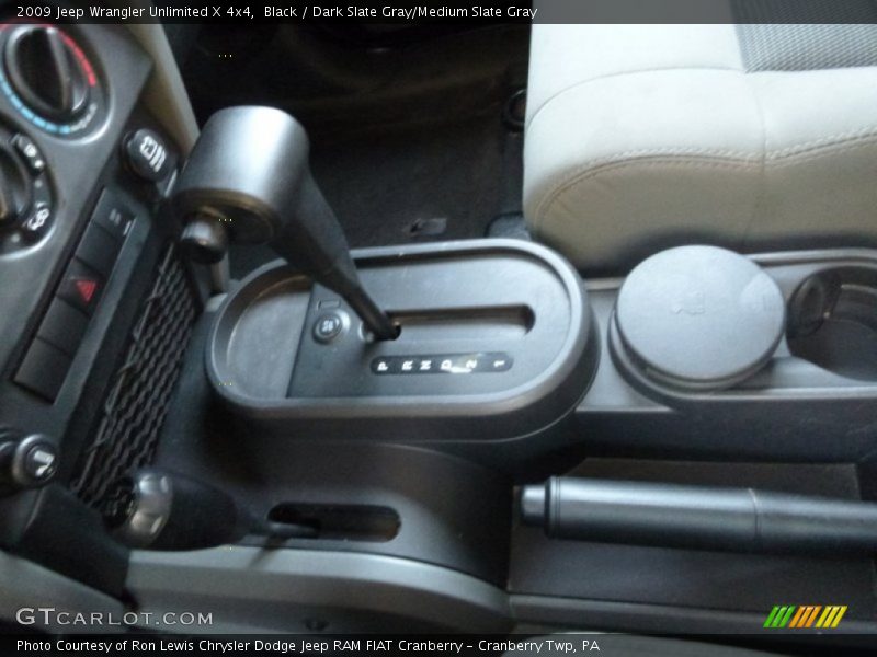 Black / Dark Slate Gray/Medium Slate Gray 2009 Jeep Wrangler Unlimited X 4x4
