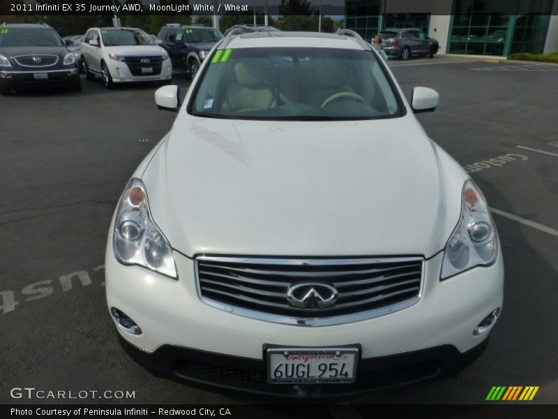 MoonLight White / Wheat 2011 Infiniti EX 35 Journey AWD