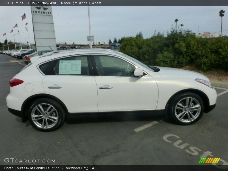 MoonLight White / Wheat 2011 Infiniti EX 35 Journey AWD