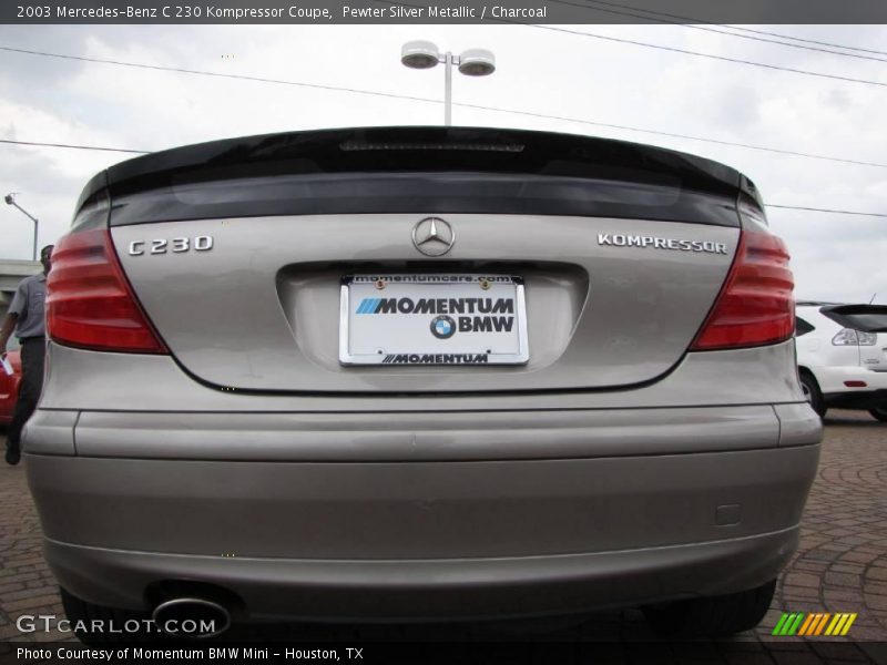 Pewter Silver Metallic / Charcoal 2003 Mercedes-Benz C 230 Kompressor Coupe