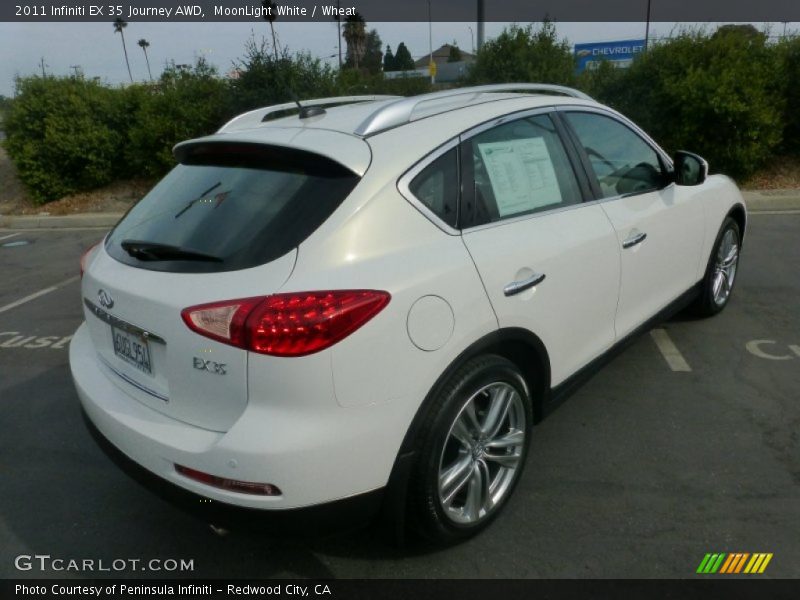 MoonLight White / Wheat 2011 Infiniti EX 35 Journey AWD