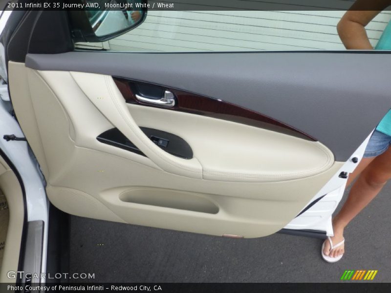 MoonLight White / Wheat 2011 Infiniti EX 35 Journey AWD