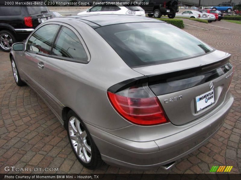 Pewter Silver Metallic / Charcoal 2003 Mercedes-Benz C 230 Kompressor Coupe