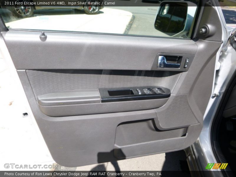 Ingot Silver Metallic / Camel 2011 Ford Escape Limited V6 4WD