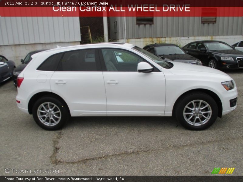 Ibis White / Cardamom Beige 2011 Audi Q5 2.0T quattro
