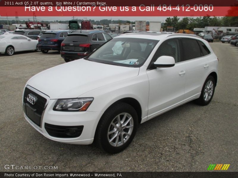 Ibis White / Cardamom Beige 2011 Audi Q5 2.0T quattro