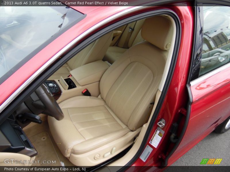 Garnet Red Pearl Effect / Velvet Beige 2013 Audi A6 3.0T quattro Sedan