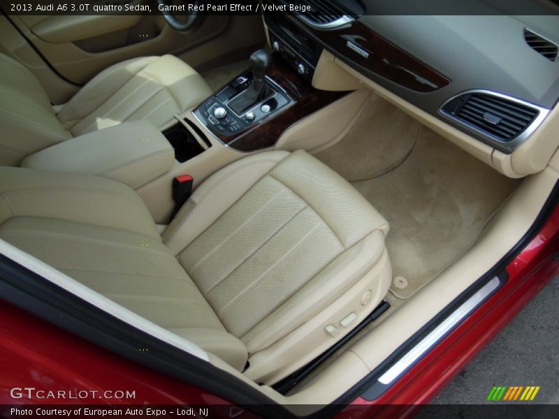 Garnet Red Pearl Effect / Velvet Beige 2013 Audi A6 3.0T quattro Sedan