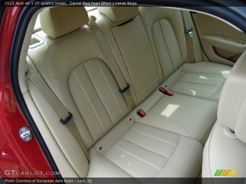 Garnet Red Pearl Effect / Velvet Beige 2013 Audi A6 3.0T quattro Sedan