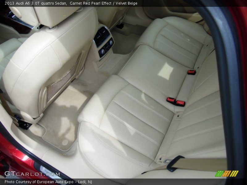 Garnet Red Pearl Effect / Velvet Beige 2013 Audi A6 3.0T quattro Sedan