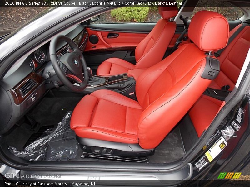  2010 3 Series 335i xDrive Coupe Coral Red/Black Dakota Leather Interior