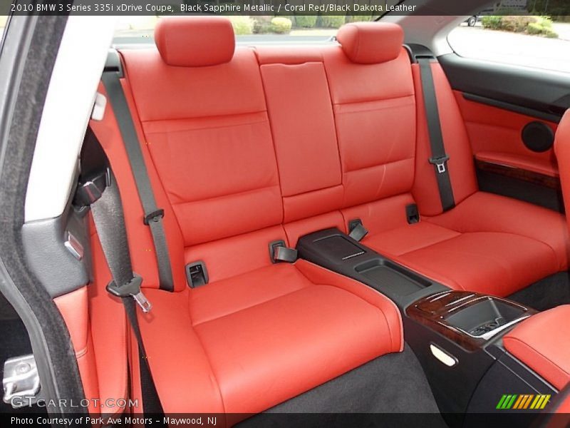 Rear Seat of 2010 3 Series 335i xDrive Coupe
