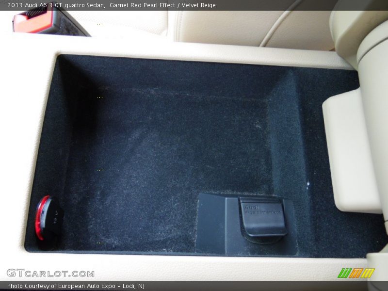 Garnet Red Pearl Effect / Velvet Beige 2013 Audi A6 3.0T quattro Sedan