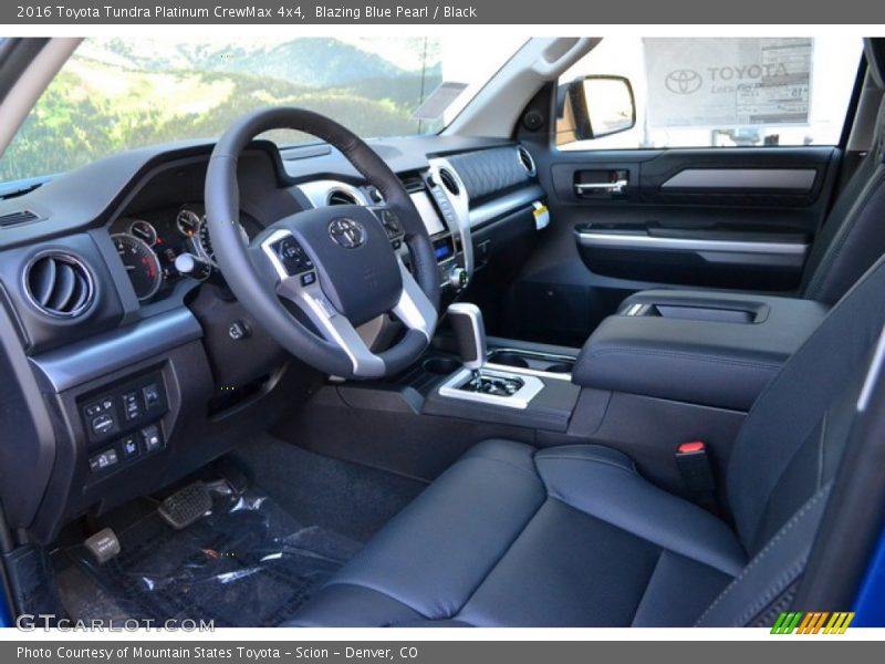  2016 Tundra Platinum CrewMax 4x4 Black Interior