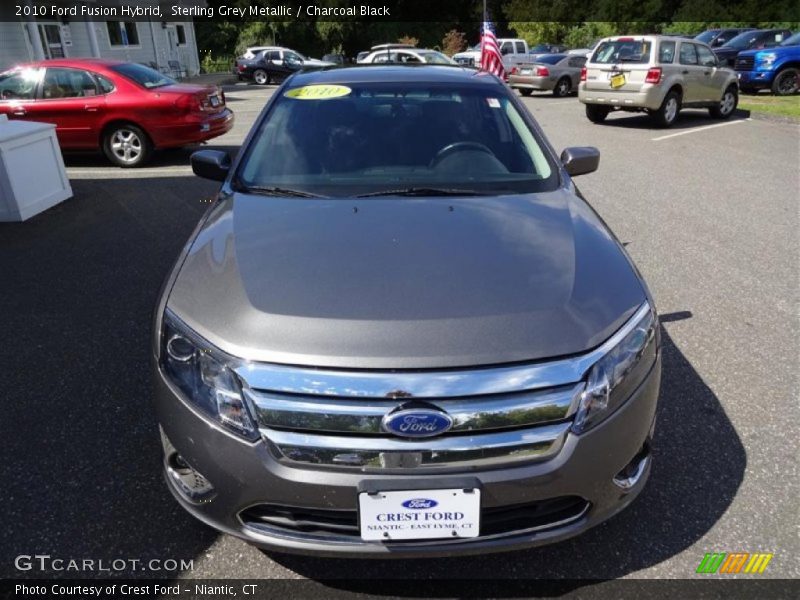 Sterling Grey Metallic / Charcoal Black 2010 Ford Fusion Hybrid