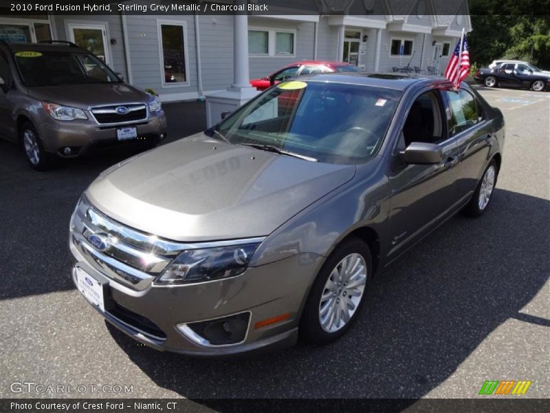 Sterling Grey Metallic / Charcoal Black 2010 Ford Fusion Hybrid