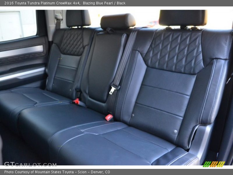 Rear Seat of 2016 Tundra Platinum CrewMax 4x4