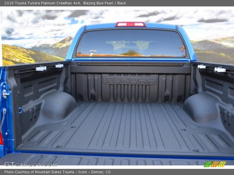 Blazing Blue Pearl / Black 2016 Toyota Tundra Platinum CrewMax 4x4