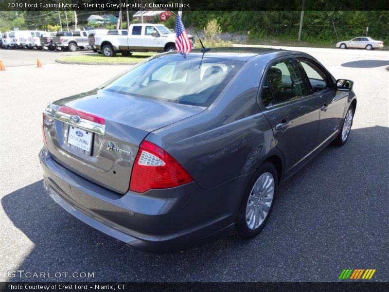 Sterling Grey Metallic / Charcoal Black 2010 Ford Fusion Hybrid