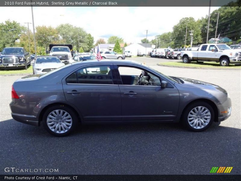 Sterling Grey Metallic / Charcoal Black 2010 Ford Fusion Hybrid