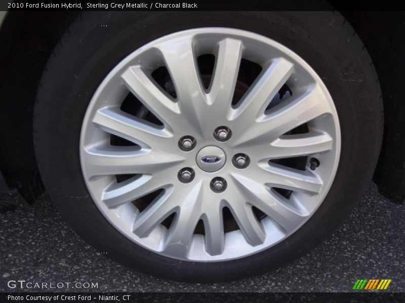 Sterling Grey Metallic / Charcoal Black 2010 Ford Fusion Hybrid