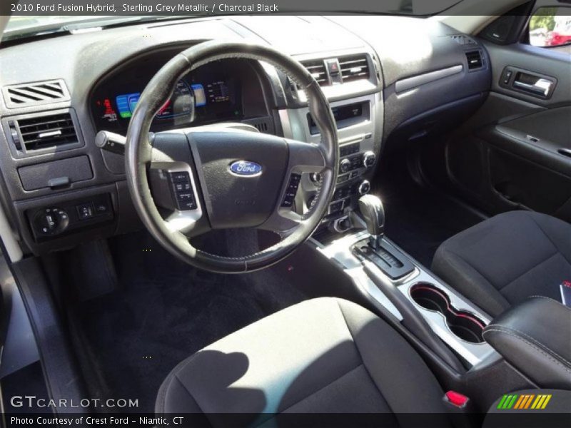 Sterling Grey Metallic / Charcoal Black 2010 Ford Fusion Hybrid